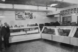 A historic image of the old Miesfeld's store