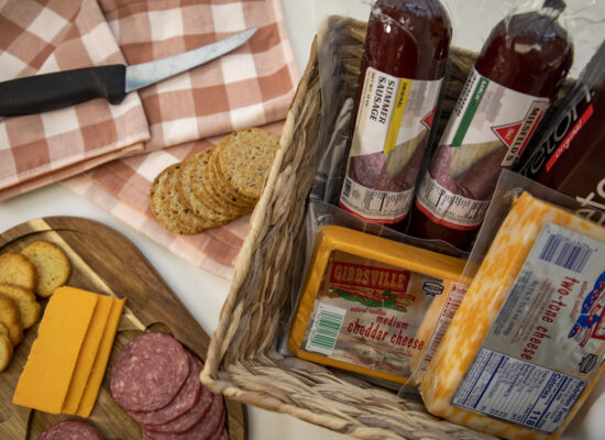 The ultimate cheese and sausage gift box